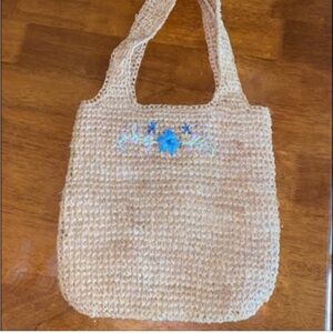 Gap raffia girls beach bag